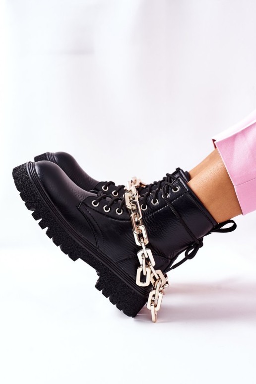 Stylish High Boots Black Grail