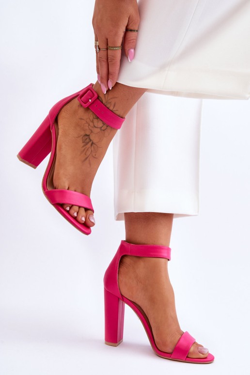 Heel Sandals Pink Georgina