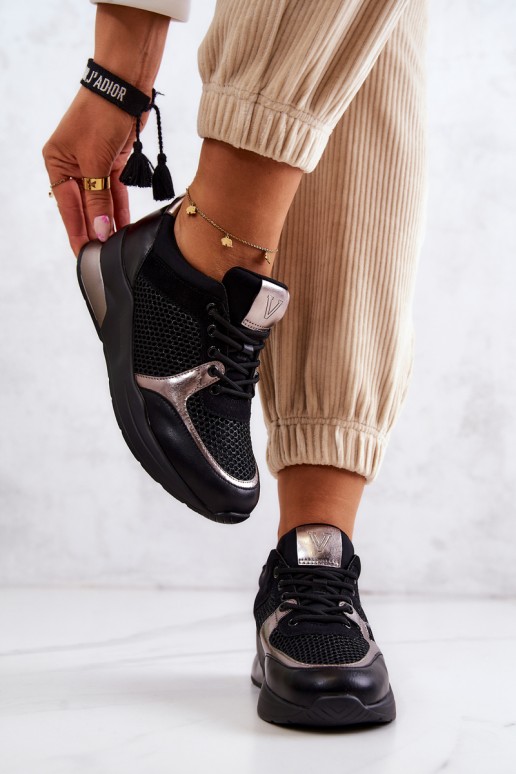 Fashionable Sport Shoes Women's Sneakers Black Danielle
