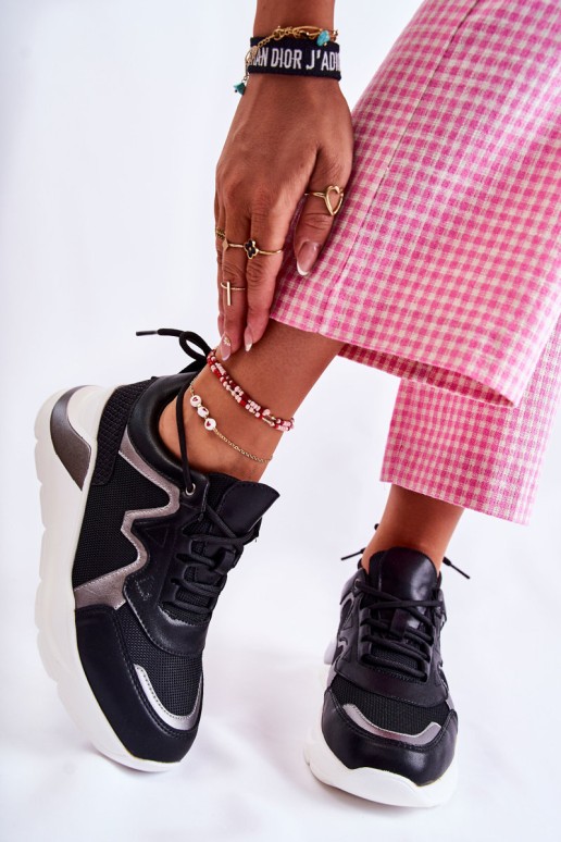 Women's Fashionable Sneakers Black Allie