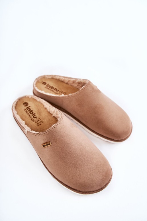 Domestic Warm Slippers Inblu CS-34-011 Beige