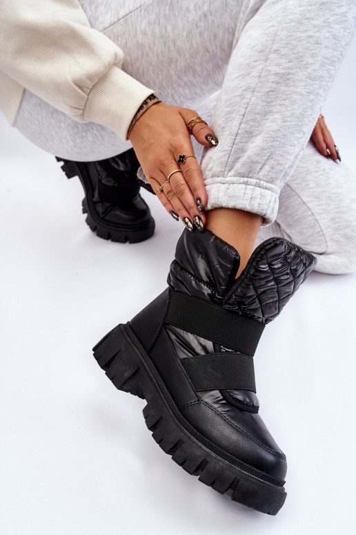 Moteriški batai su izoliacija Black Feritos