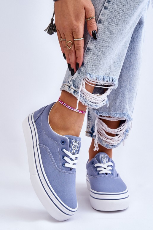 Women's Platform Sneakers Big Star LL274231 Blue