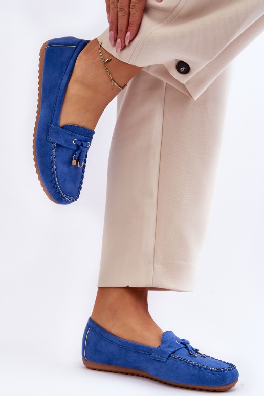 Classic Suede Loafers Blue Good Time