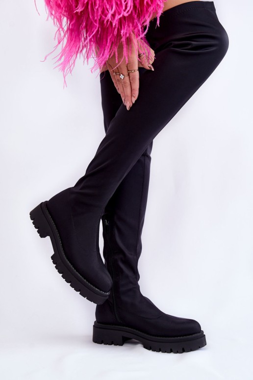 Women's Boots Over The Knee Black Brinna