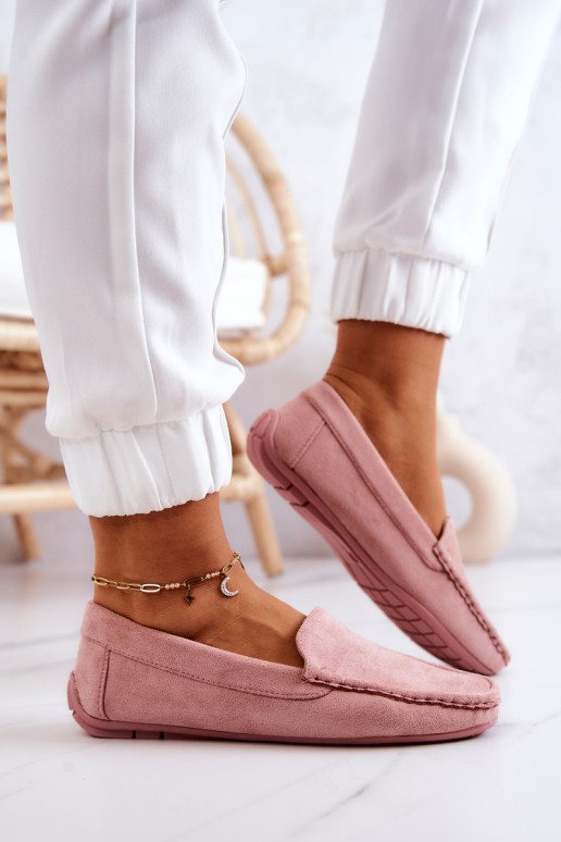 Women s Loafers Suede Pink Morreno