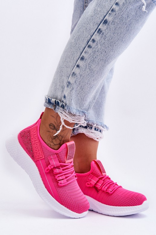 Women's Slip-on Sport Shoes Neon Pink Hold Me!