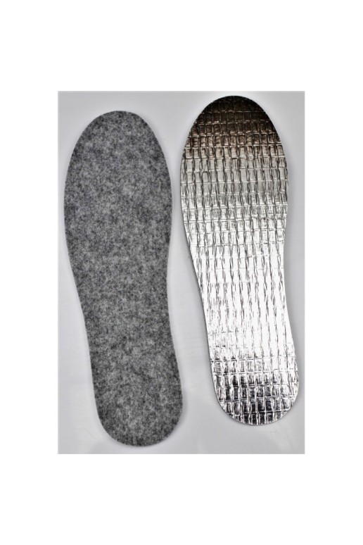 Coccine Thick Felt Insoles On Layer Aluminum