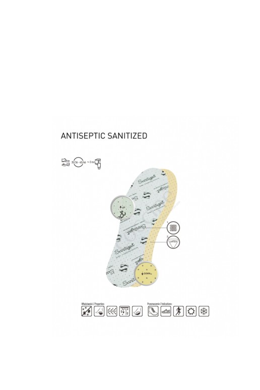 Coccine Antibacterial Sanitized Antiseptic Insoles