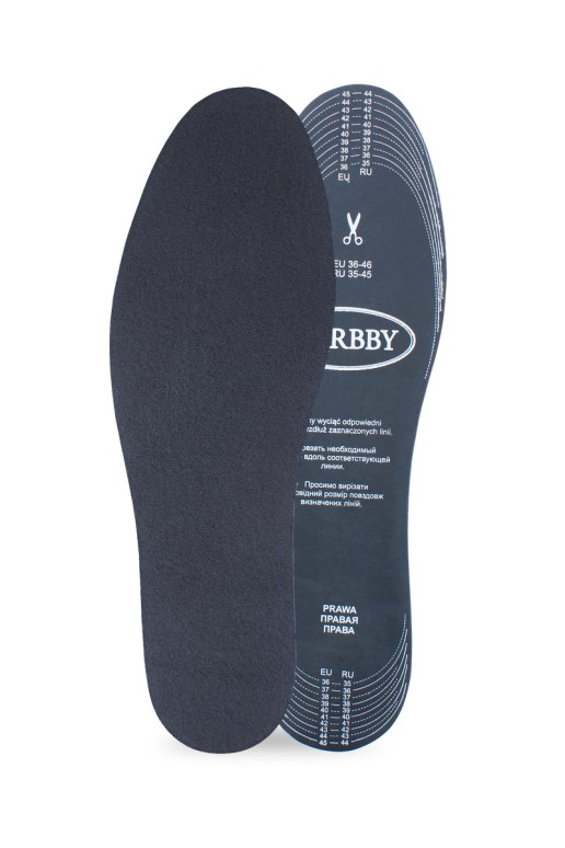 Corbby POLAR Warmed insoles with active carbon