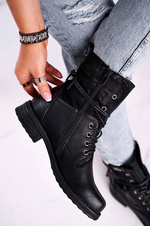 Women's Boots Black Perfecto