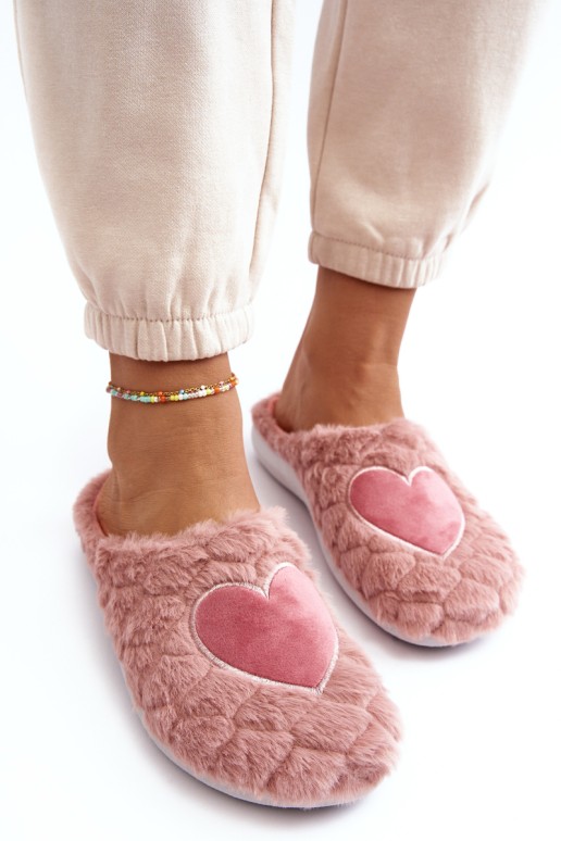 Women's Furry Home Slippers Inblu EC000099 Pink