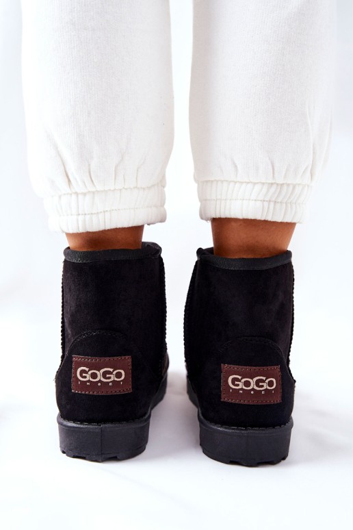 Snow Boots Fleece-lined Black Vicandi