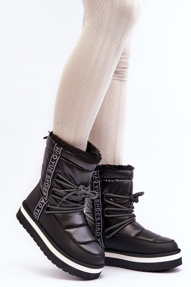 Women's Snow Boots with Black Laces Lilara