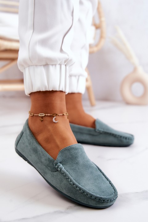 Women s Loafers Suede Mint Morreno