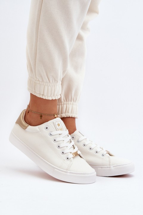 Women's sneakers made of eco leather white Tiraelle