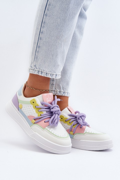 Women's Eco Leather Sneakers Multicolor Avanalis