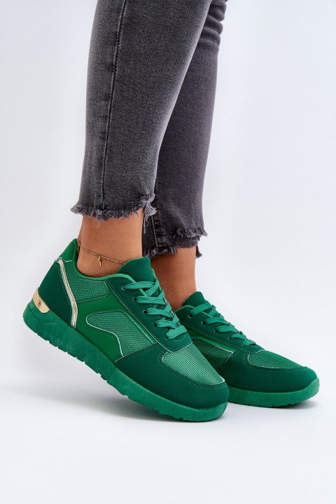 Women's Green Sports Sneakers Kleffaria