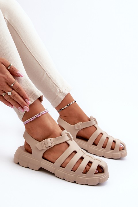 Women's Foam Sandals Roman Beige Gasaria