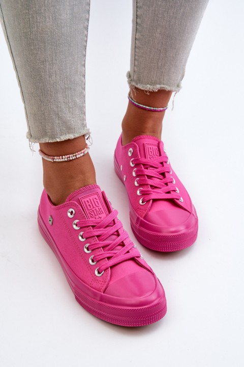 Classic Women's Sneakers Big Star NN274290 Fuchsia