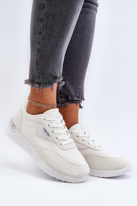 Women's White Sports Sneakers Vovella