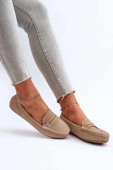 Classic Beige Women's Moccasins Iramarie