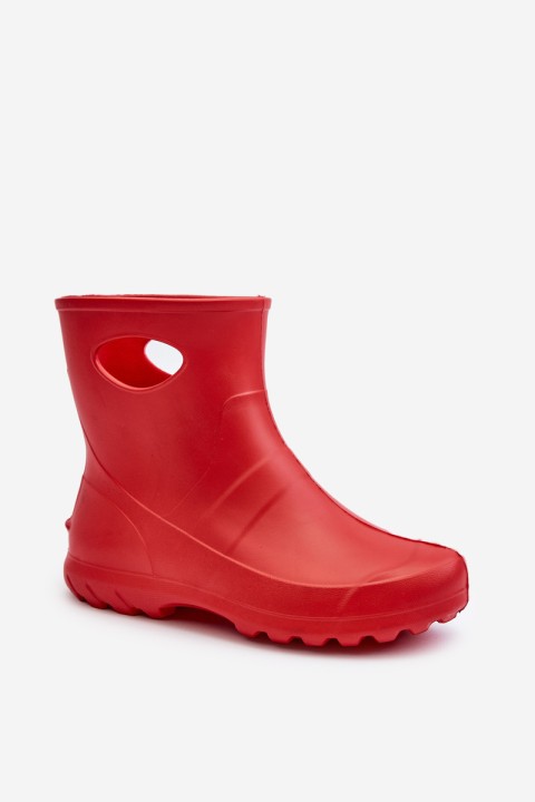 Women's Waterproof Wellington Boots LEMIGO GARDEN 752 Red