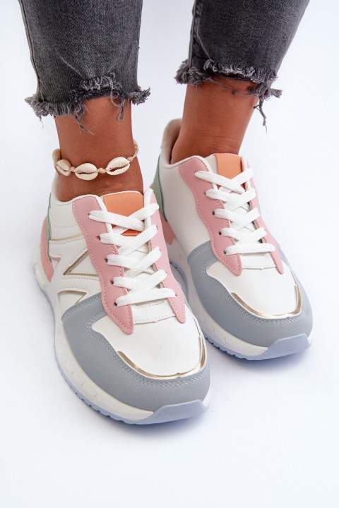 Women's Sneakers Made of Eco Leather Multicolor Kaimans