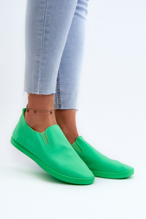 Women's Sneakers Slip-On Green Lovinia