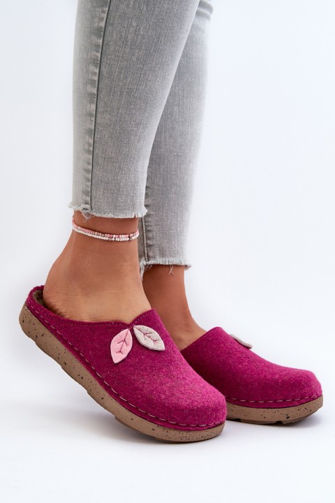 Women's Felt Slippers Inblu ED000013 Fuchsia