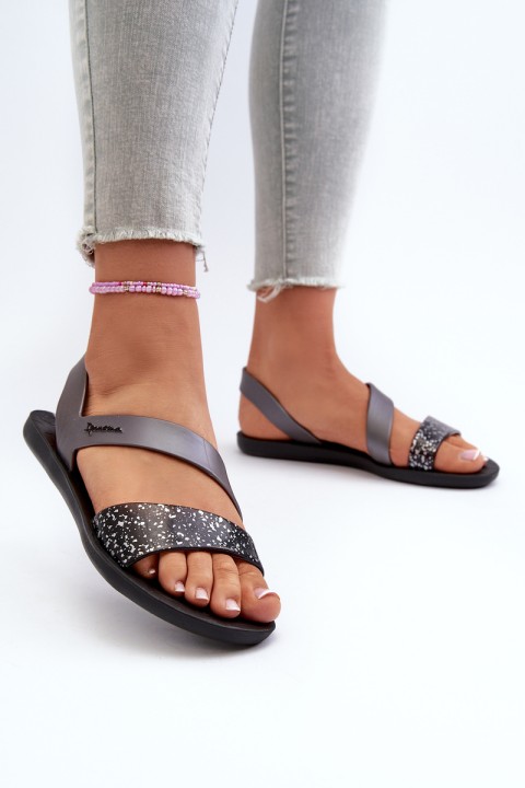 Women's Sandals 82429 Ipanema Vibe Sandal Fem Black-Silver