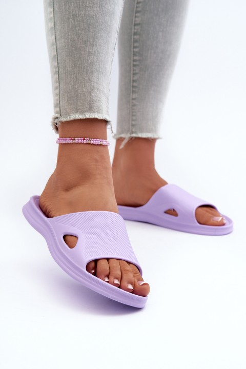 Classic Purple Women's Flip Flops Juniria