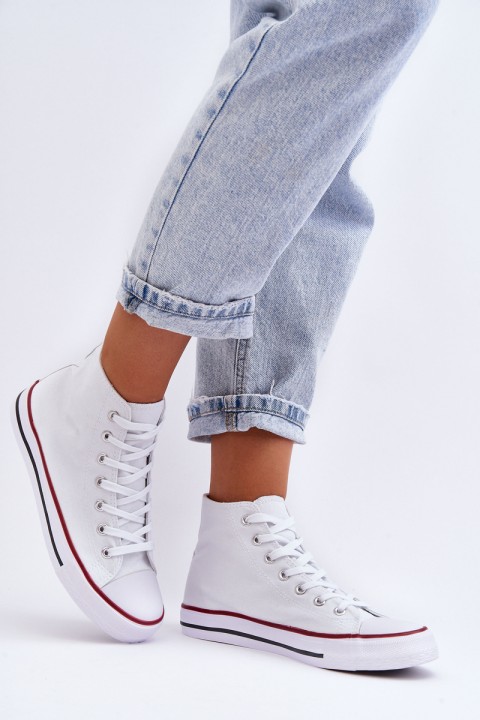 Women's Classic High Top Sneakers White Remos