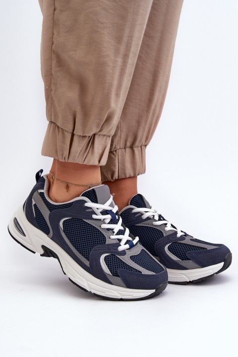 Women's Navy Blue Sports Sneakers Kildia