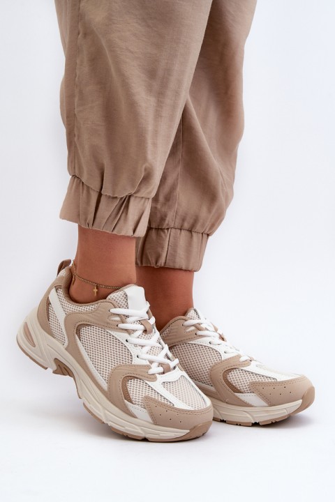 Women's Beige Sports Sneakers Kildia