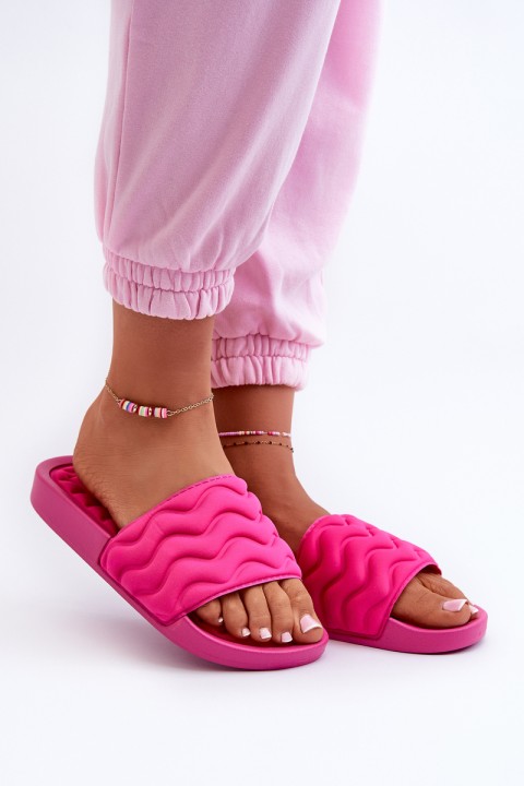 Light Women's Pool Slippers Fuchsia Beliordia