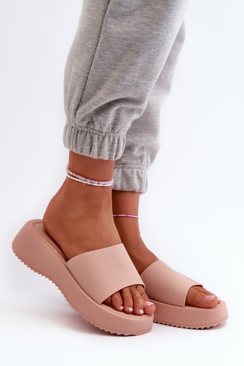 Women's Platform and Wedge Sandals in Pink Vimarils