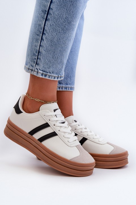 Women's Platform Sneakers White Egelia