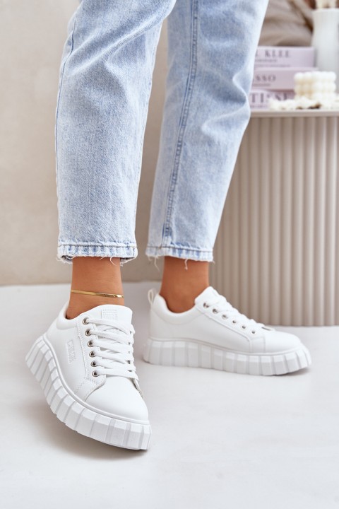 Warm Women's Sneakers Big Star MM274616 White